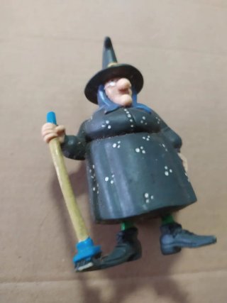 Figura Bruja PVC Vintage, serie de dibujos animado