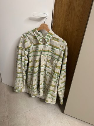 Sobrecamisa Vintage Estampada Oversize
