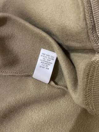Sudadera Essentials Zip Caqui Talla XL
