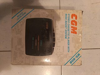 Walkman CGM WS-60B Stereo Cassette Player