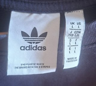 Sudadera Adidas Azul Talla L