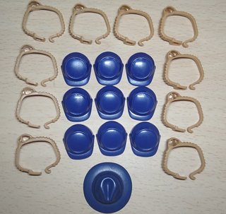 Playmobil 10 gorros y 10 cinturones nordistas
