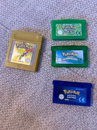 Pokemon Oro, Verde Hoja, Esmeralda y Zafiro