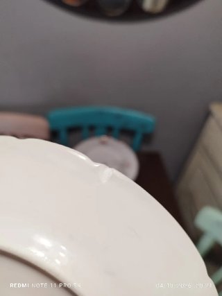7 Platos Postre Porcelana Francesa vintage