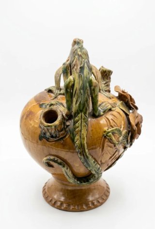 Cántaro esmaltado ornamental dragón