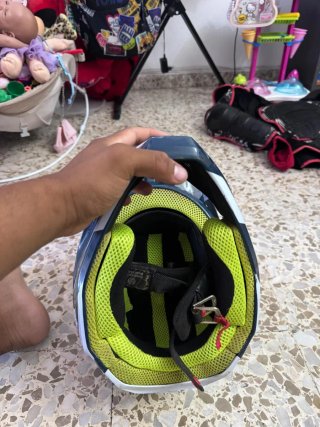 Lote de ropa de motocross Casco Motocross Azul y V