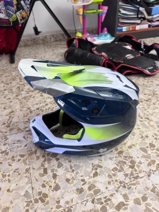 Lote de ropa de motocross Casco Motocross Azul y V