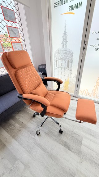 Silla de Oficina Ergonómica Naranja