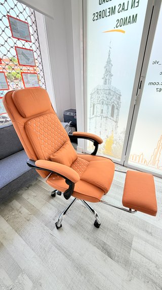 Silla de Oficina Ergonómica Naranja