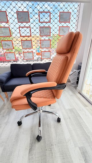 Silla de Oficina Ergonómica Naranja
