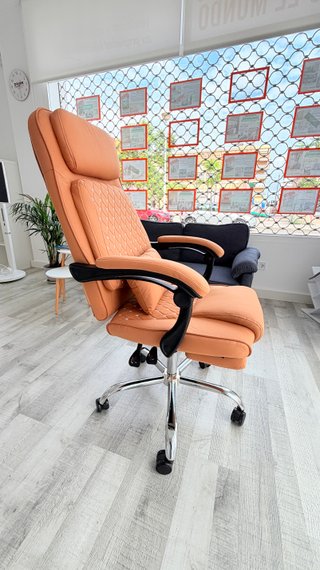 Silla de Oficina Ergonómica Naranja