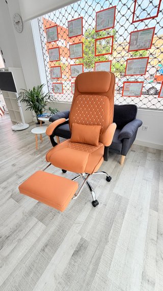 Silla de Oficina Ergonómica Naranja
