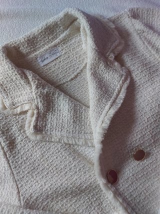 Blazer tweed blanco Chris Botti talla L