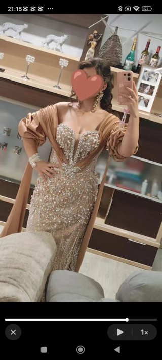 Vestido boda gitana pedrería