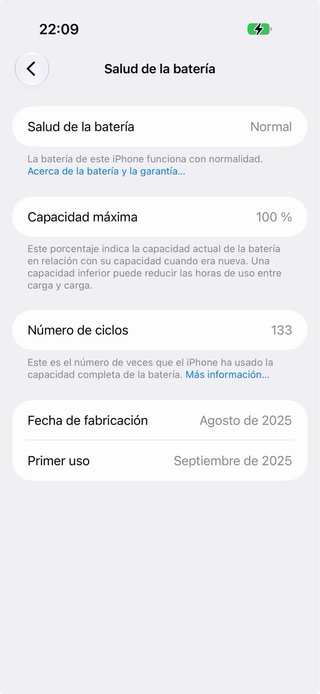 iPhone Air 256GB Blanco 100% - Factura + Garantía