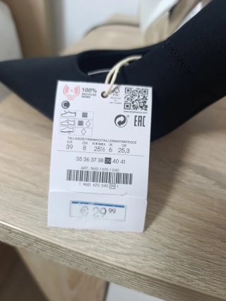 Zapatos de Tacón Stradivarius Negros Talla 39