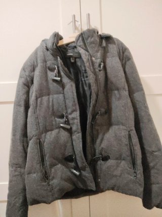 Chaqueta de plumas Mango gris talla M