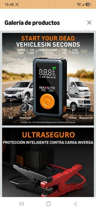 Arrancador y Compresor de Aire nuevo a estrenar