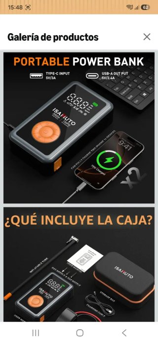 Arrancador y Compresor de Aire nuevo a estrenar