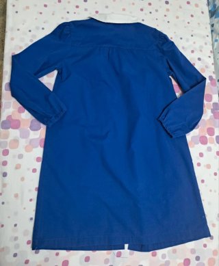 Grembiule Siggi bambina blu
