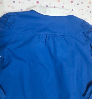 Grembiule Siggi bambina blu