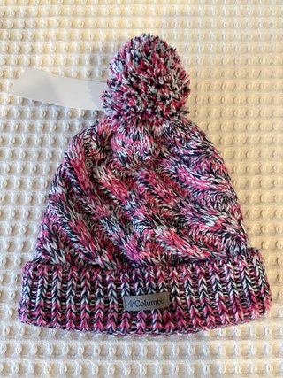 Gorro niña Columbia pompón multicolor