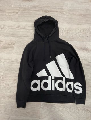 Sudadera Adidas Negra y Blanca