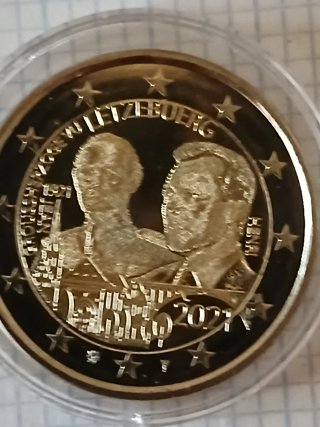 Moneda 2 Euro Conmemorativa Luxemburgo 2021