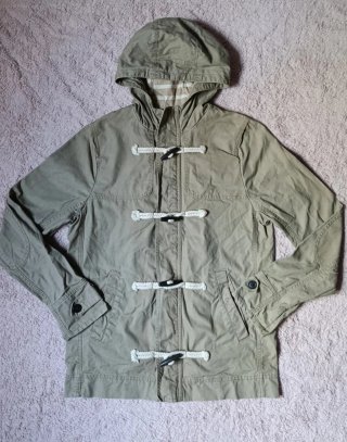 Parka Ligera H&M Caqui con Capucha - Talla S