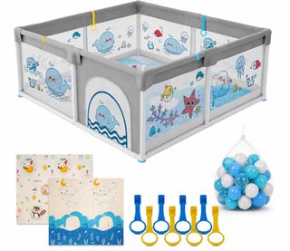 Parque Infantil para Bebé con Bolas