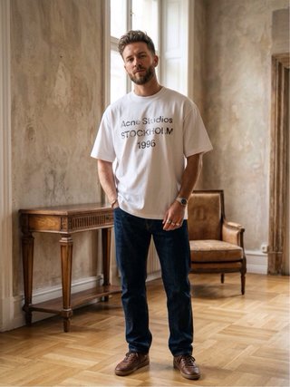 Camiseta Acne Studios Stockholm 1996 Talla L