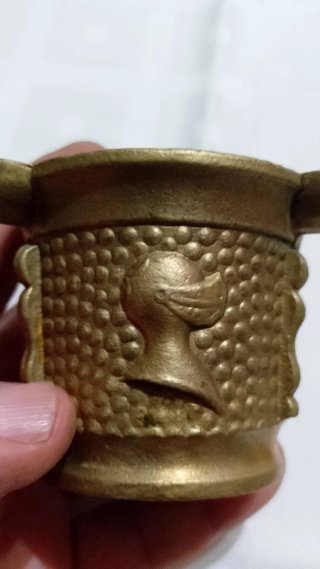 Cenicero de Bronce Antiguo