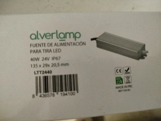 Fuente de Alimentación Alverlamp 24V 40W