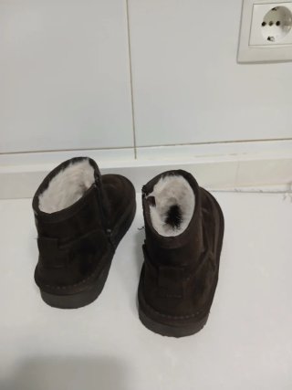 Botines Niña Zara Marrones talla 30