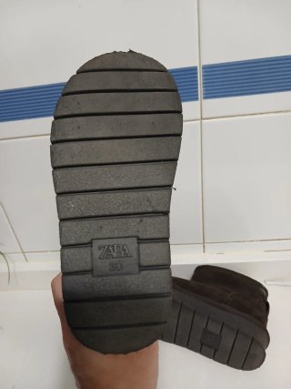 Botines Niña Zara Marrones talla 30