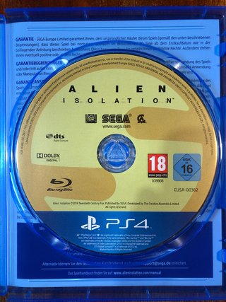 Alien Isolation edizione ripley Ps4