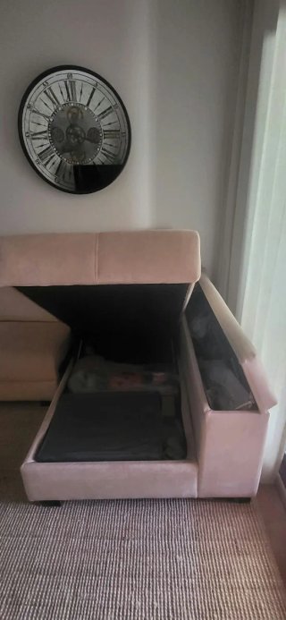 Sofá Chaiselongue Derecha Beige