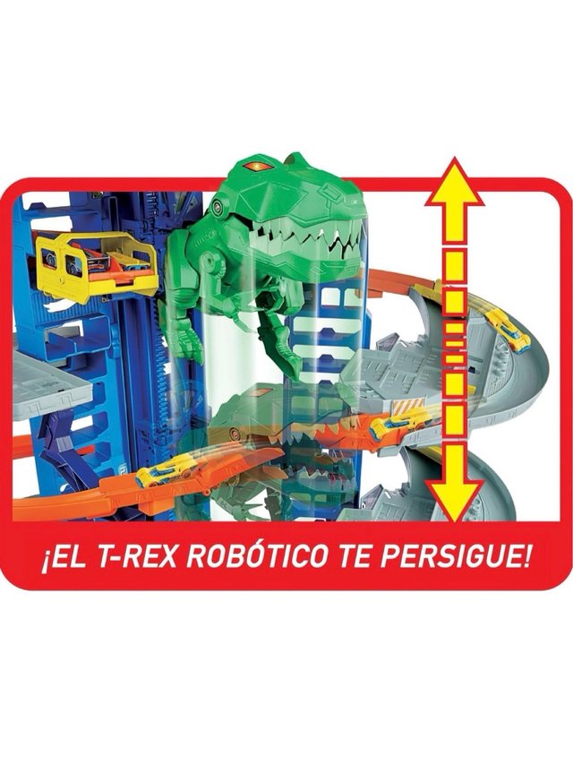 Hot Wheels Ultimate Garaje con T-Rex