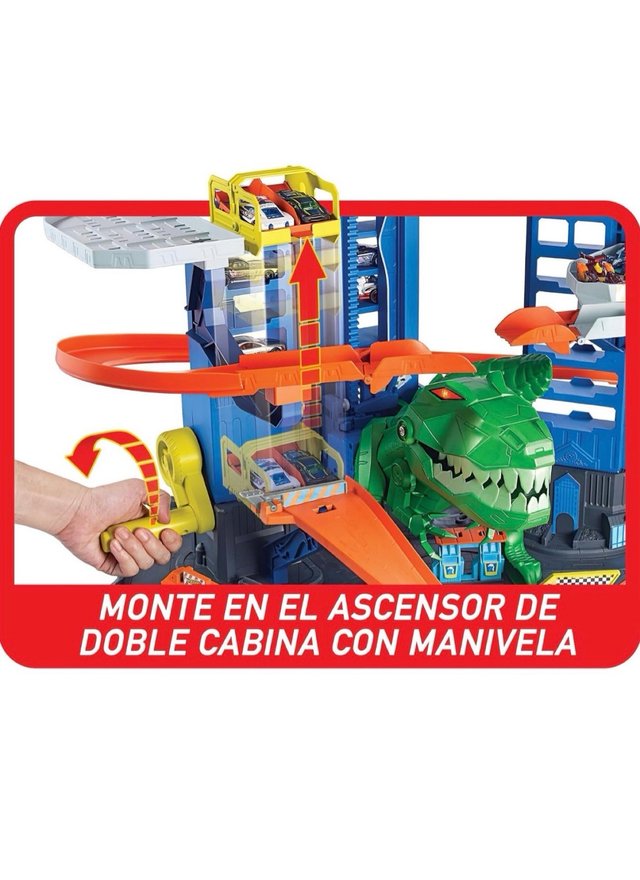 Hot Wheels Ultimate Garaje con T-Rex