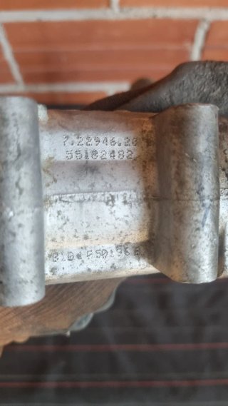 Enfriador EGR Valeo para Fiat Doblo y Stilo 1.9