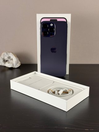 iPhone 14 Pro Max 256GB Morado · 98% - Impoluto
