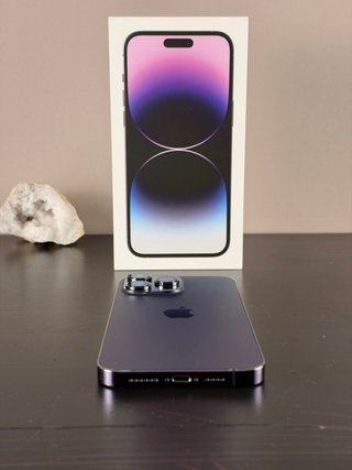 iPhone 14 Pro Max 256GB Morado · 98% - Impoluto