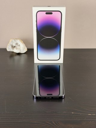 iPhone 14 Pro Max 256GB Morado · 98% - Impoluto
