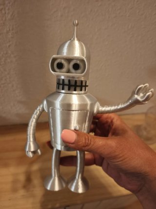 Figura Bender Futurama Brilla Oscuridad 19cm