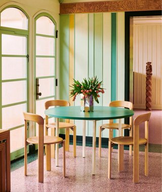 Tavolo da pranzo rotondo Hay Design a due colori