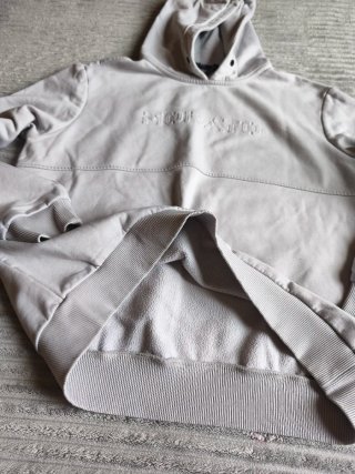 Sudadera con capucha Beige Talla L