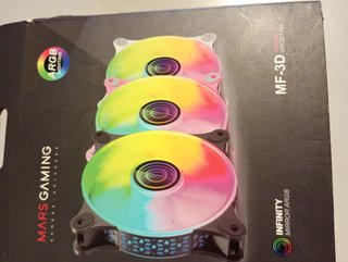 3 Ventiladores PC Mars Gaming ARGB