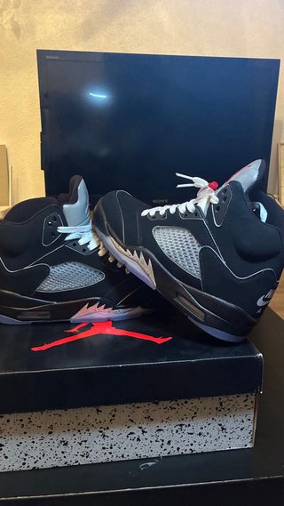 Zapatos Jordan Negro/Plata