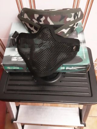 Kit Airsoft con Máscara y Accesorios