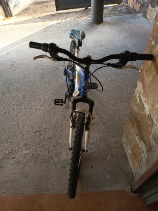 Bicicleta infantil azul